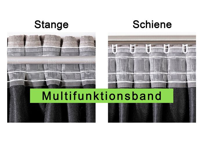 Energiebesparende verduisterende sjaals in linnenlook AARDE