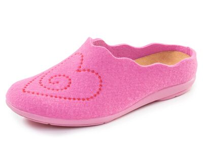 Laurina, klassieke damespantoffels, met uitneembaar voetbed 