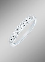 Damesring in witgoud met briljanten 