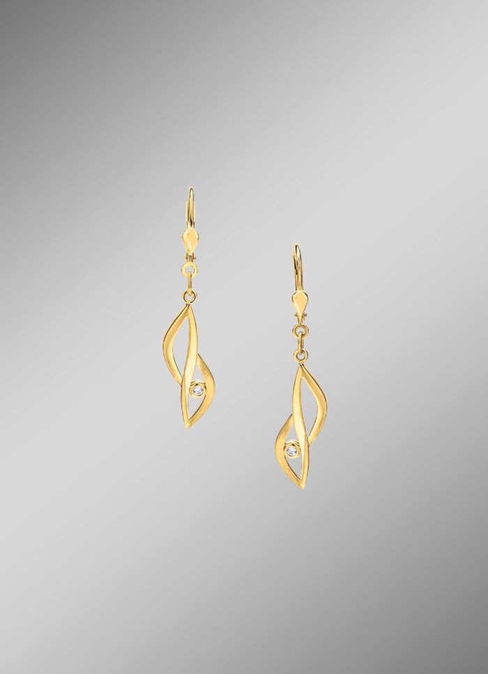 Oorbellen met zirkonia 