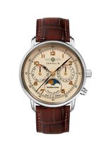 Zeppelin quartz partnerhorloges met leren bandjes 