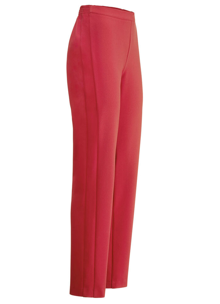 Broek met elastische tailleband aan de achterkant ROOD
