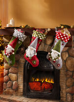 Kerstman laars, set van 3 