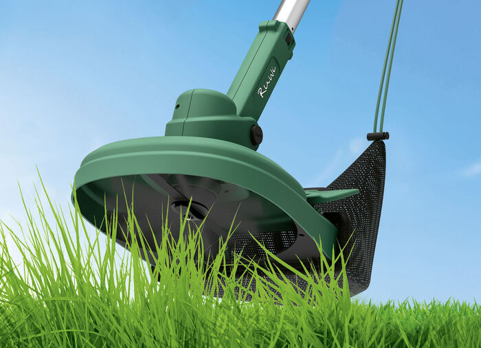 RuWi draadloze trimmer met veiligheidsnet 