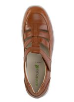 Waldl&auml;ufer pantoffels van nappaleer COGNAC