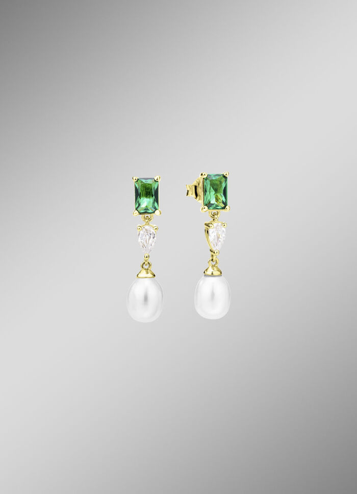 Elegantie in beweging &ndash; oorbellen met parels en kristalglans 