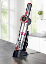 2-in-1 accu-hand- en vloerstofzuiger "MX14 max" met uitgebreide accessoires ZILVER-ROOD