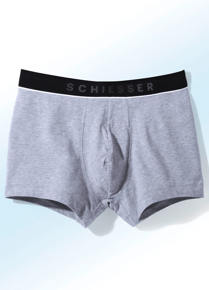 Schiesser drietalige boxershorts met elastische tailleband 