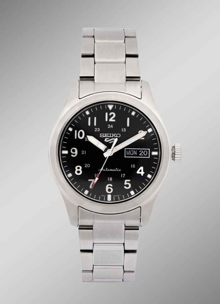 Roestvrijstalen automatisch herenhorloge van Seiko 