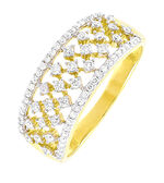 Damesring met 74 diamanten 