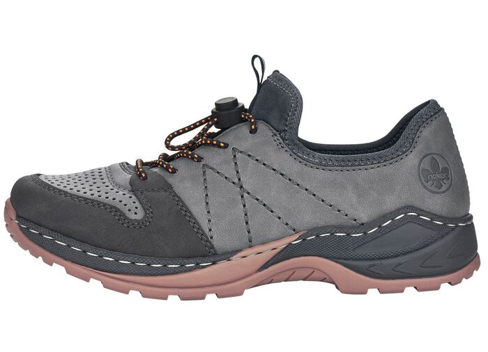 Rieker sneakers met uitneembare MemoSoft textielinleg 