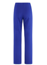 Jerseybroek met uitlopende enkels KONINGSBLAUW