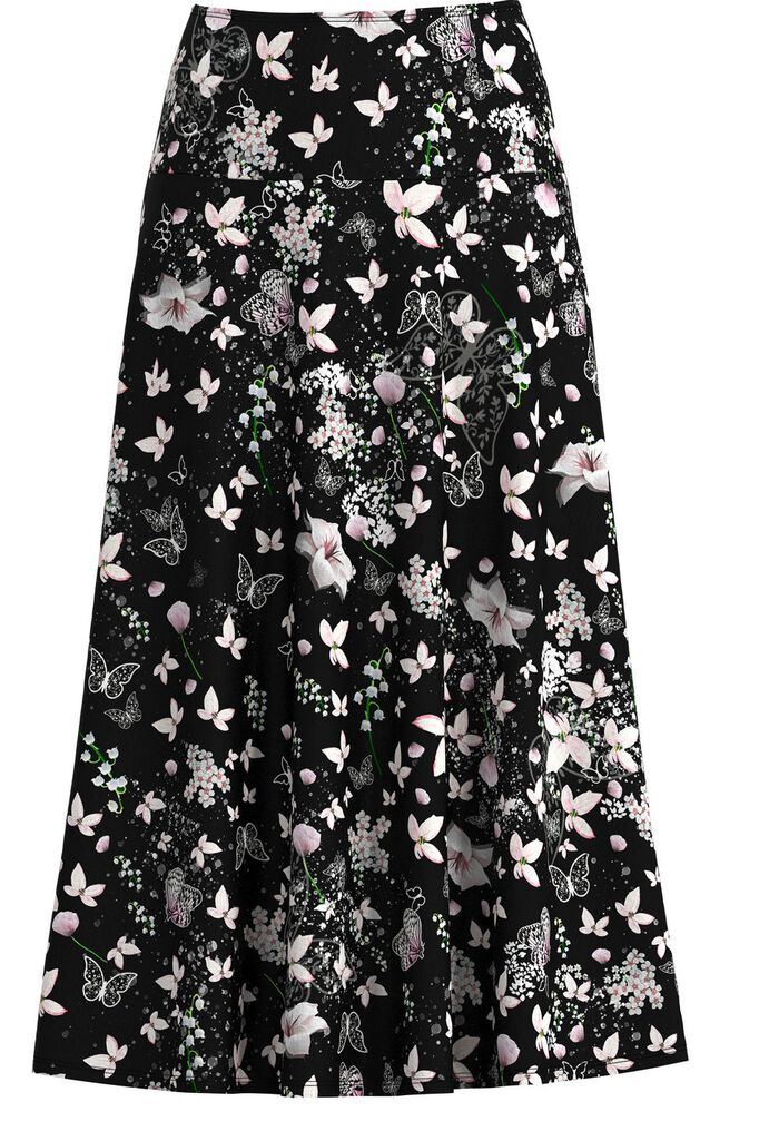 Rok met figuurflatterend juk 