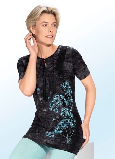 Tuniek met zwart sierkoord 