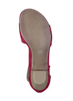 Andrea Conti, chique damessandalen, met klittenbandsluiting ROOD