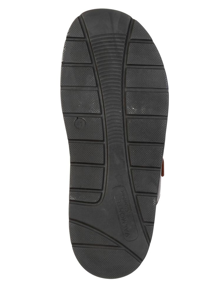 GINO GALANTE, klassieke herenklompen, gemaakt van leer KASTANIE