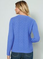 Trui met scheerwol- en kasjmiergehalte 