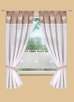 Korte jaloezie&euml;n met gehaakte randen 