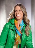 Sjaal met batik-motief 