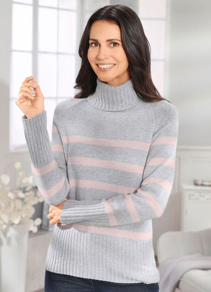 Trui met kasjmiergehalte 