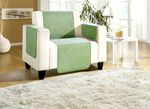 Fauteuil-, bank- en armleuningbeschermers met bandrand GROEN