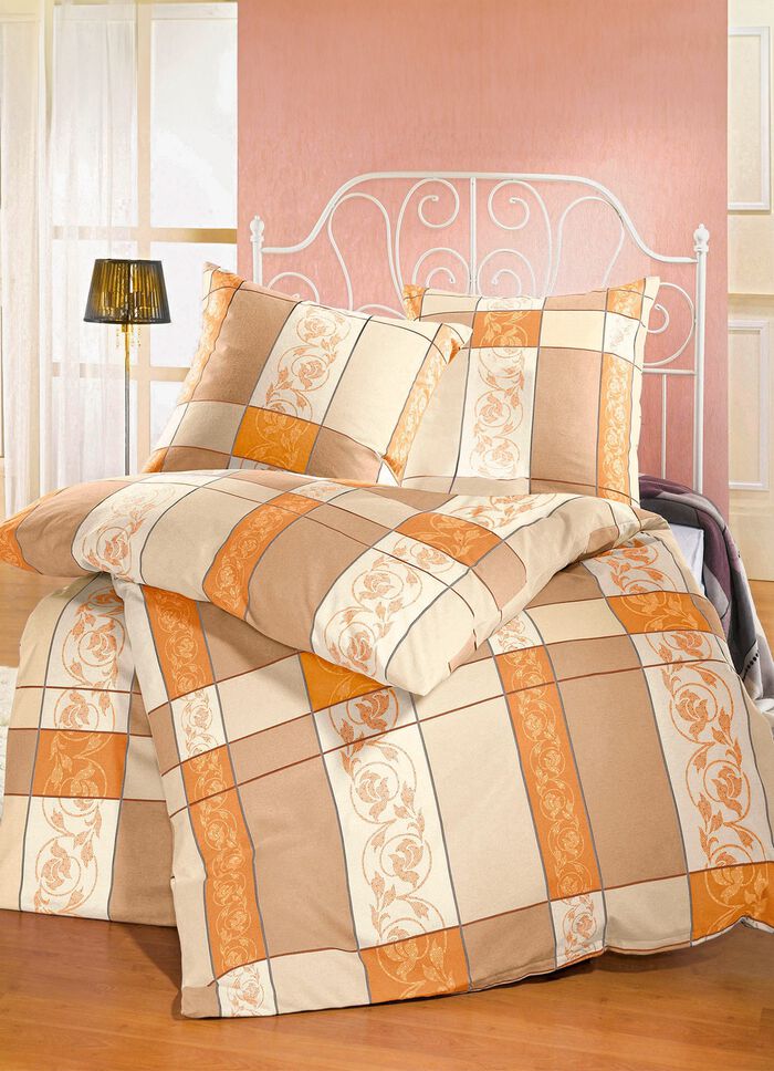 Beddengoedset in 2 hoogwaardige, eenvoudig te strijken kwaliteiten 