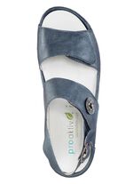 Waldl&auml;ufer sandaal met metalen versiering met glittersteentjes 