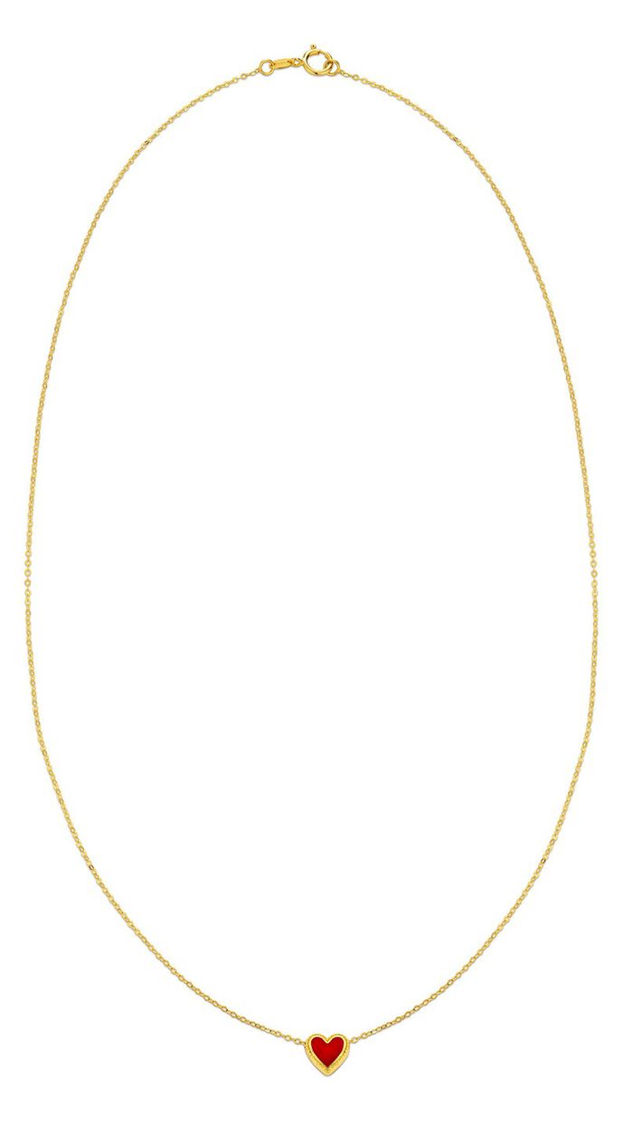 Romantische ketting met hart 