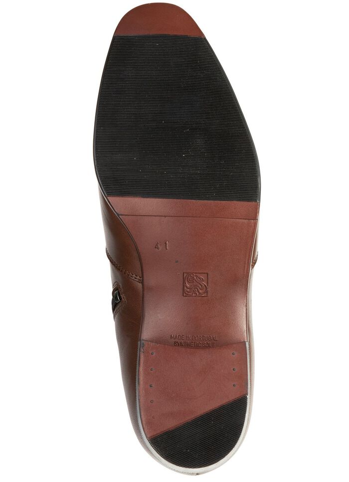 GINO GALANTE, elegante heren enkellaarsjes, met rits MOKKA