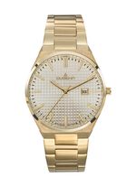 Dugena quartz herenhorloge met roestvrijstalen bandkast 