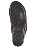 Tweepack klassieke damespantoffels, breedte G, met fonkelende strass-steentjes 1x Bordeaux, 1x Kameel