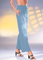 Gemakkelijk te combineren broek in een tweepack 1X JEANSBLAU, 1X APRICOT