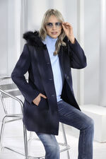 Jas met vaste capuchon 