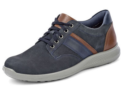 GINO GALANTE, comfortabele heren veterschoenen, breedte K, met uitneembaar voetbed 