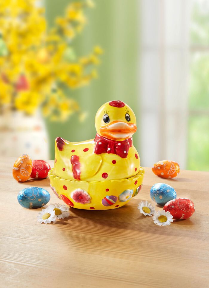 Blik met deksel "Eend" 