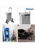 Lichtgewicht en robuuste boodschappentrolley van Andersen 