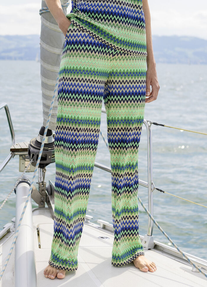 Capribroek met praktische zijzakken 