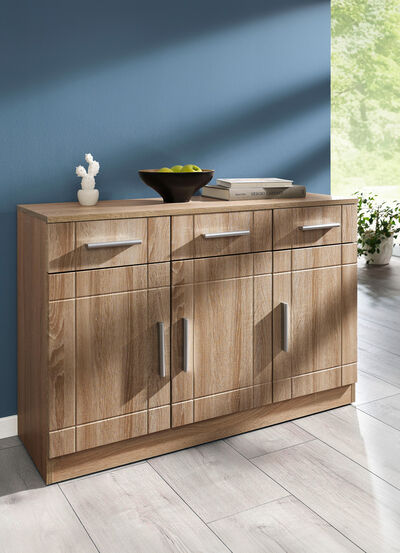 Moderne ladekast met matte diepgetrokken fronten 