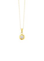 Charmante hanger met zirkonia 