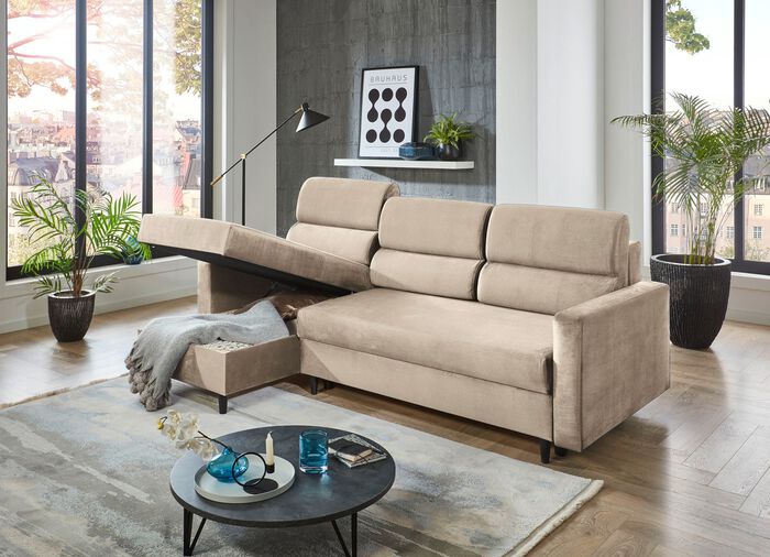 Gestoffeerde hoek met functie 