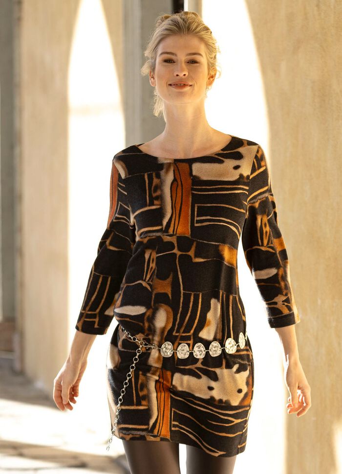 Gebreide tuniek van fijn breisel 