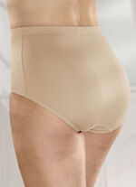 Vier-pack slip met elastische tailleband 2X BEIGE, 2X SCHWARZ
