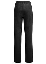 Broek in een modieuze wijdte ZWART