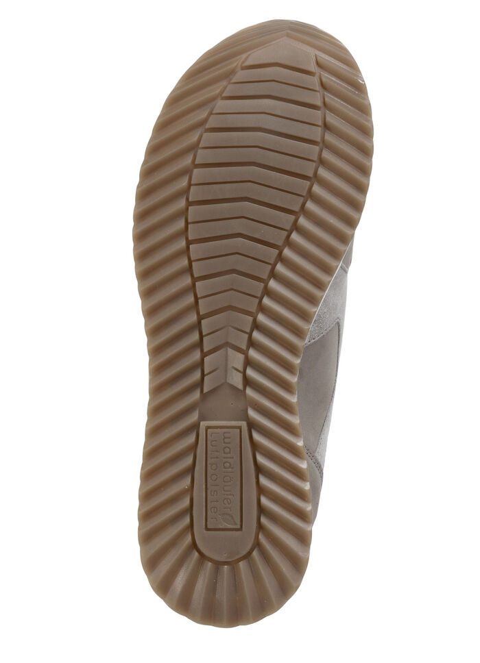 Waldläufer, comfortabele dames veterschoenen, breedte H, met uitneembaar voetbed TAUPE-BRONS