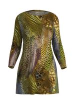 Lang shirt met boothals 