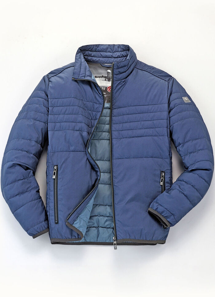 Gewatteerde blouse van "Gate One" MITTELBLAU