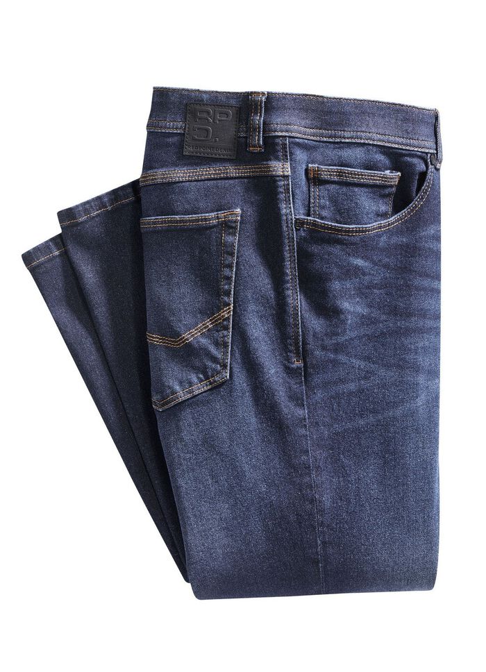 Jeans van "Redpoint" met elastische tailleband in 4 kleuren JEANSBLAUW