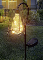 Solarlamp in roestlook 