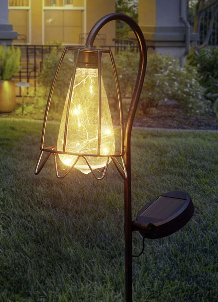 Solarlamp in roestlook 