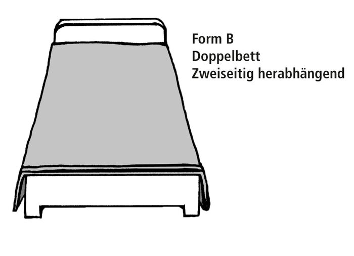 Sprei en kussenslopen met lintbinding TAUPE